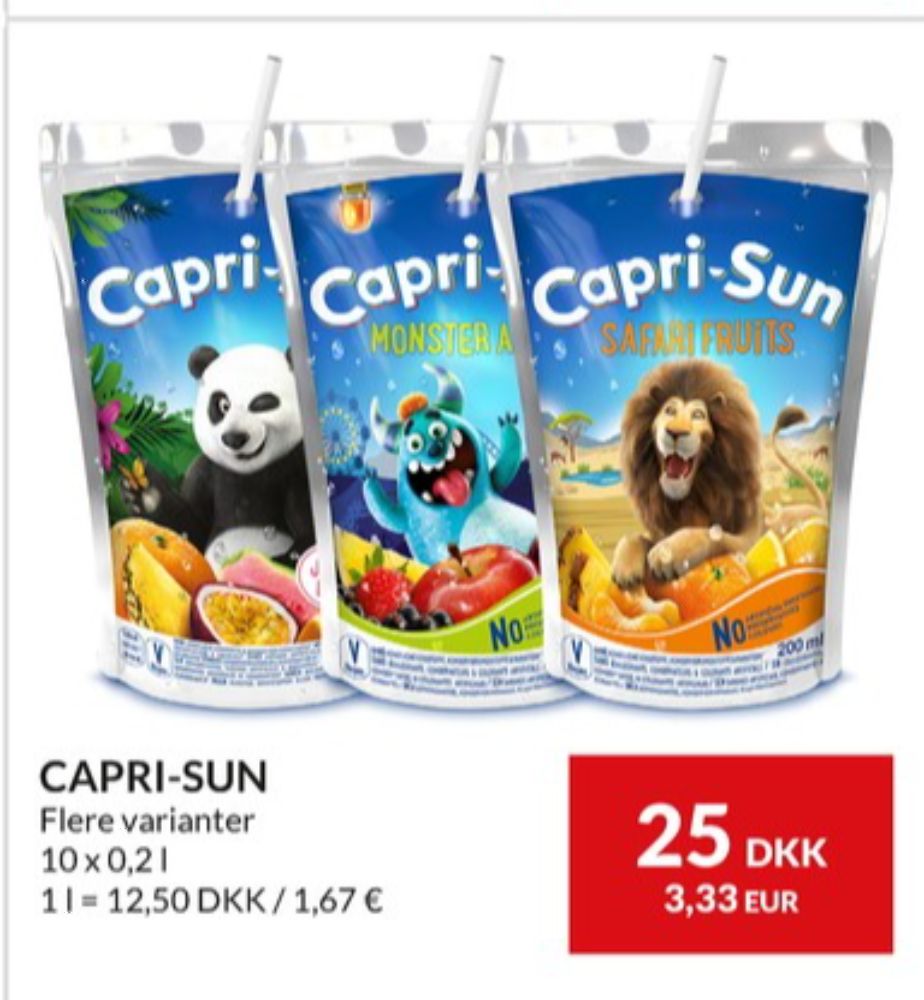 Capri-Sun, Frugtdrik Monsteralarm