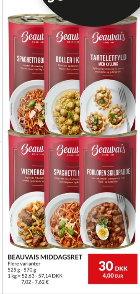 Beauvais, Spaghetti Bolognese