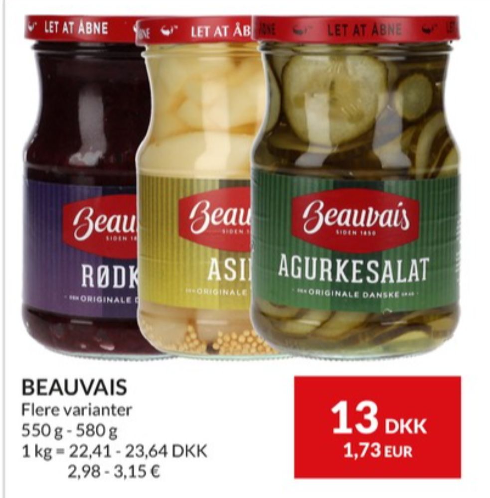 Beauvais, Rødkål-syltet