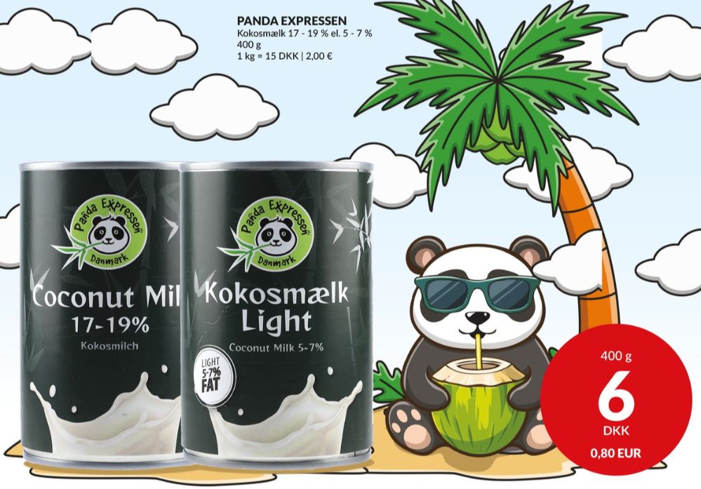 Panda Expressen , Kokosmælk