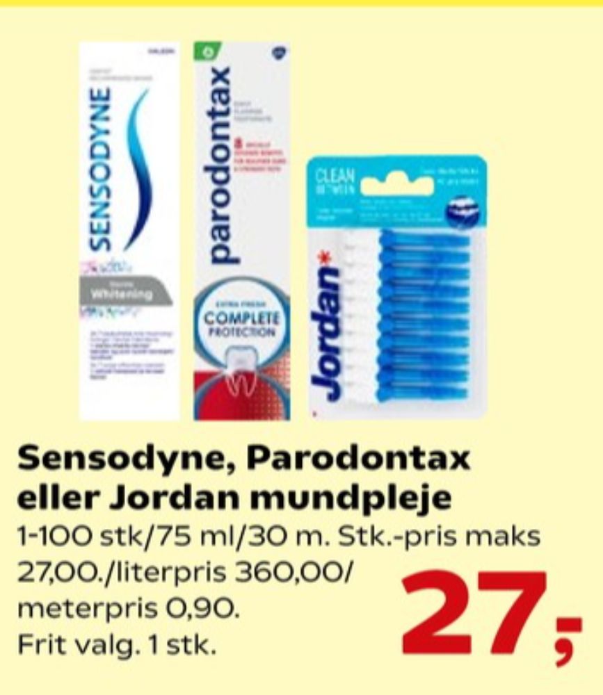 Jordan 3-in-1 flosser, Tandstikker