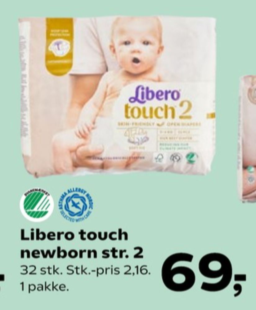 Libero Touch, Bleer str 2 3-6 kg