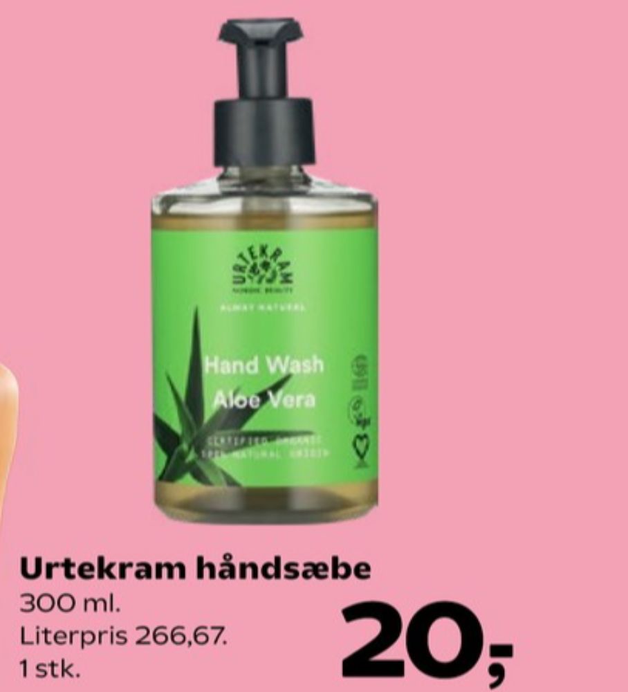 Urtekram, Flydende sæbe