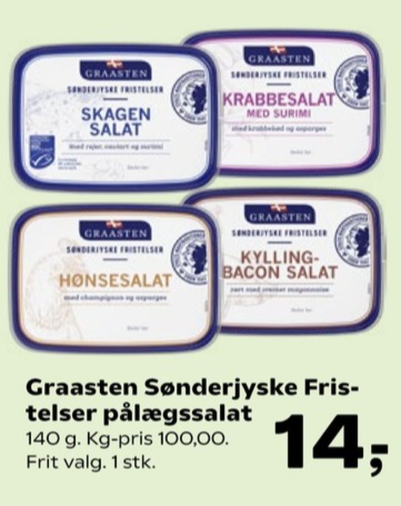 Graasten Sønderjyske Fristelser, Kylling & Baconsalat