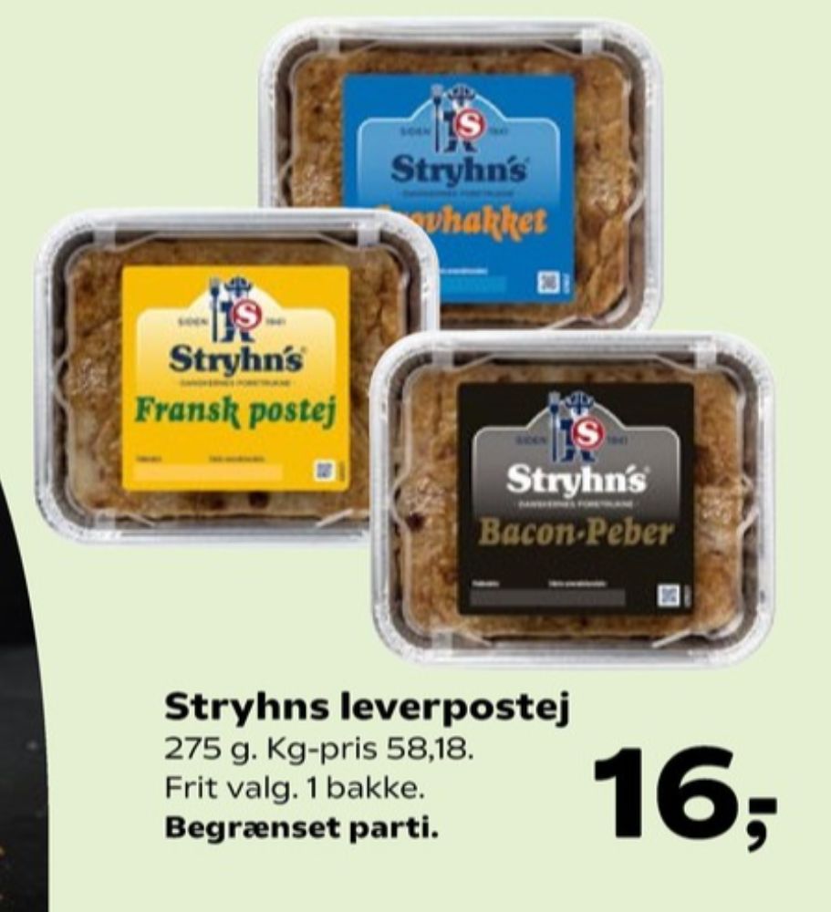 Stryhns Grovhakket, Leverpostej