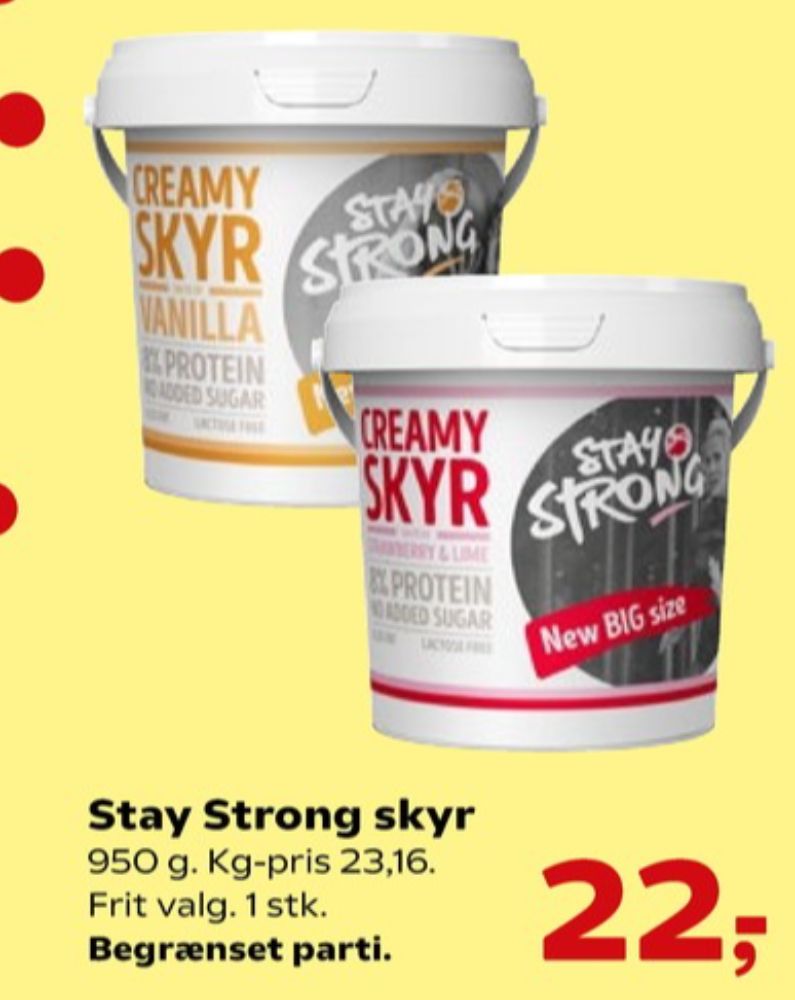 Stay Strong, Vanilje Skyr 