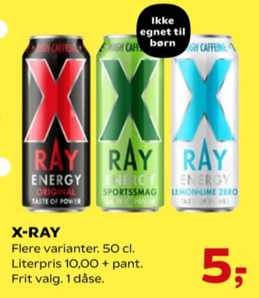 X-Ray Lemon Lime Zero, Energidrik