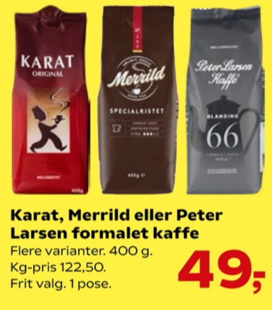 Karat Original, Kaffe Formalet