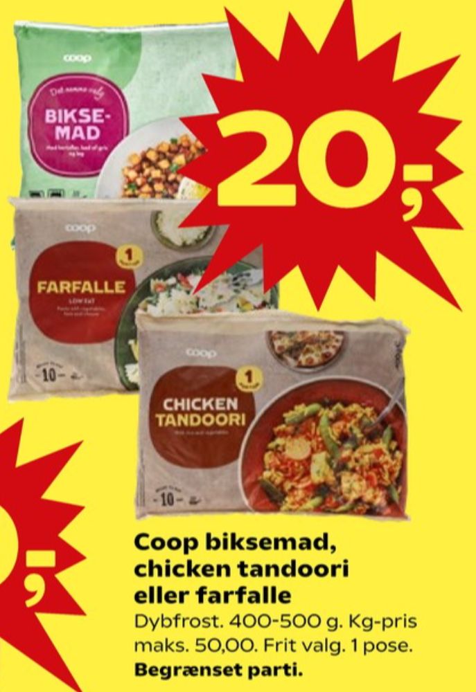 Coop, Farfalle