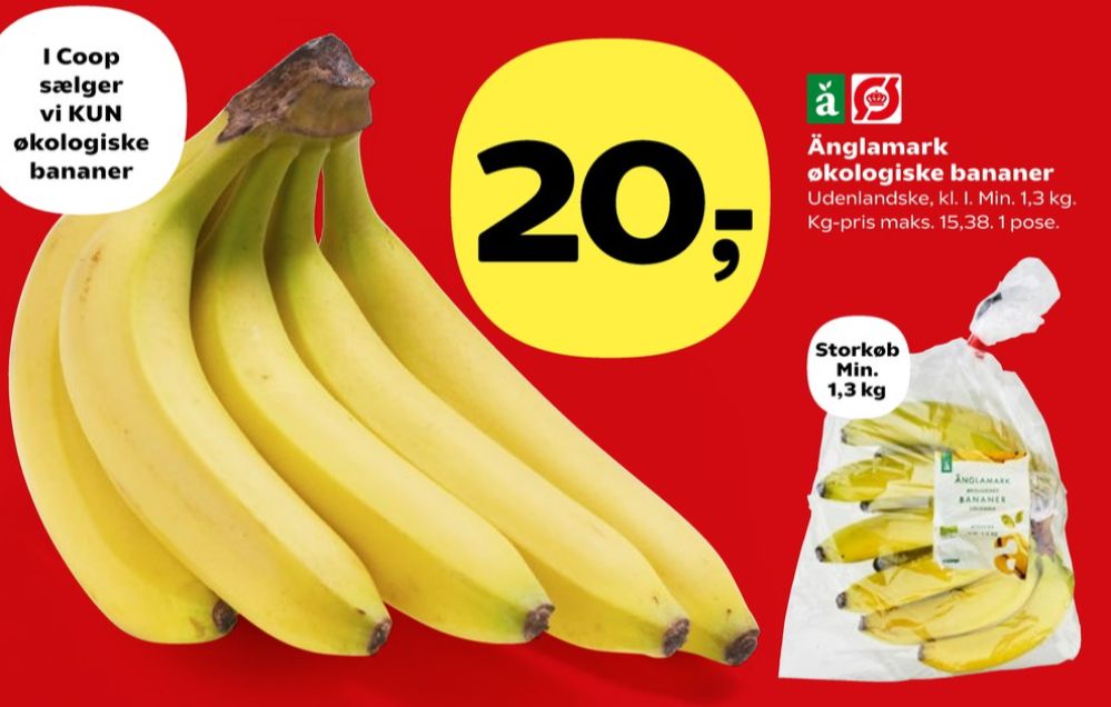 Änglamark, Bananer