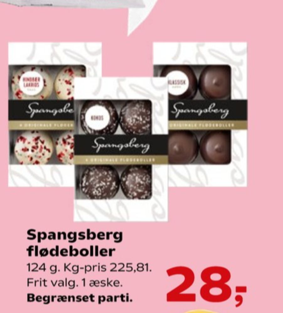 Spangsberg, Flødeboller Kokos