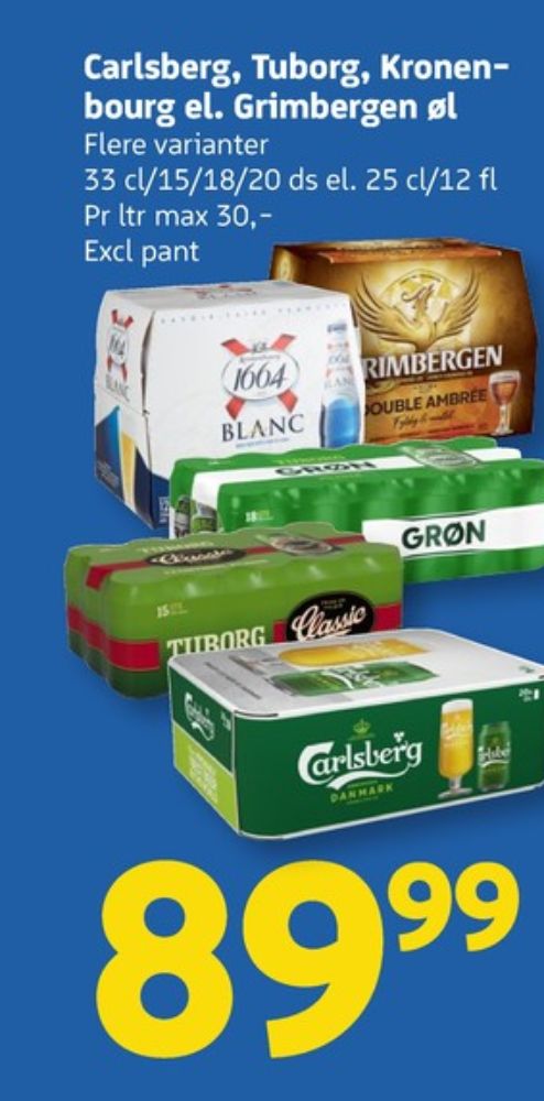 Tuborg Grøn, Øl 18 pk.