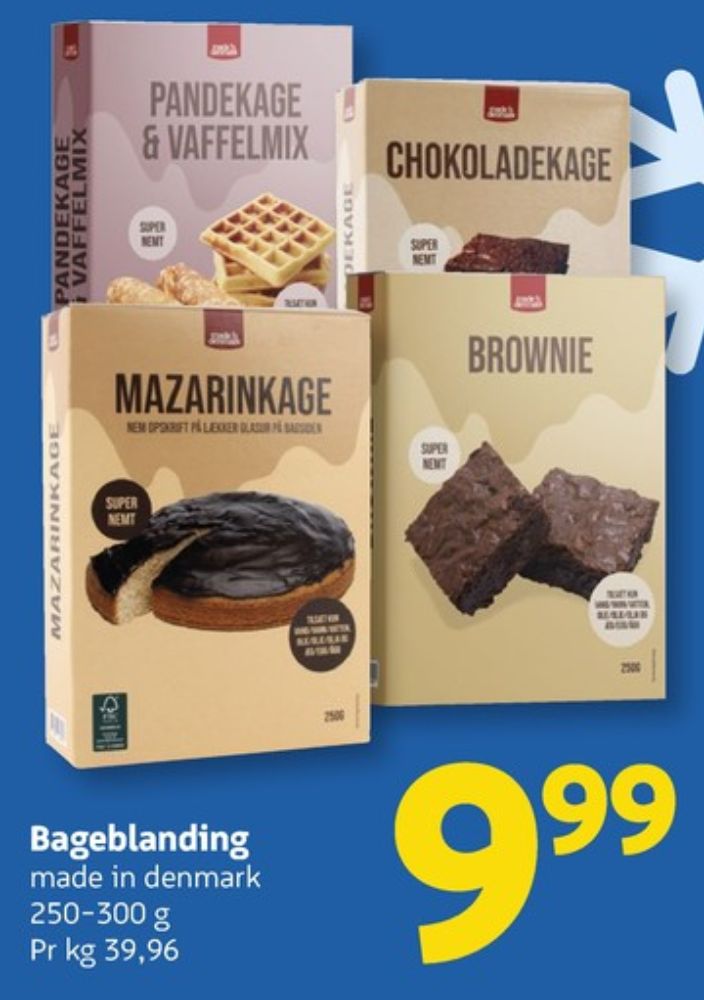 Made in Denmark, Chokoladekagebagemix
