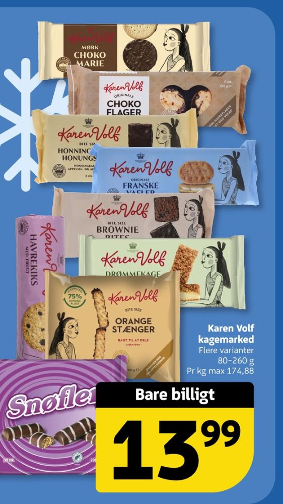 Karen Volf, Chokoladekage med kokos