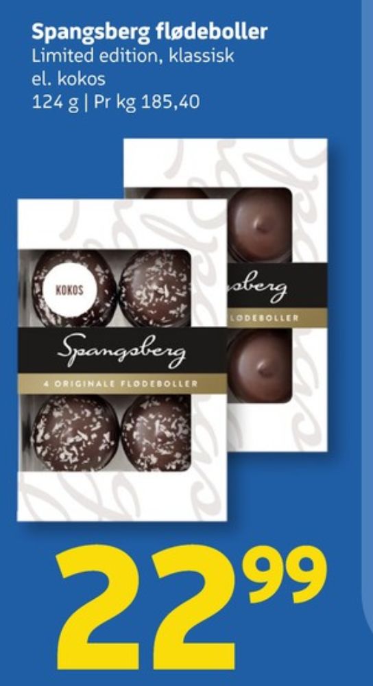 Spangsberg, Flødeboller Kokos