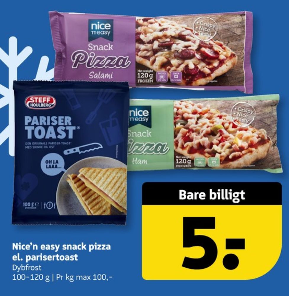 Nice n Easy, Pizza Snack Salami