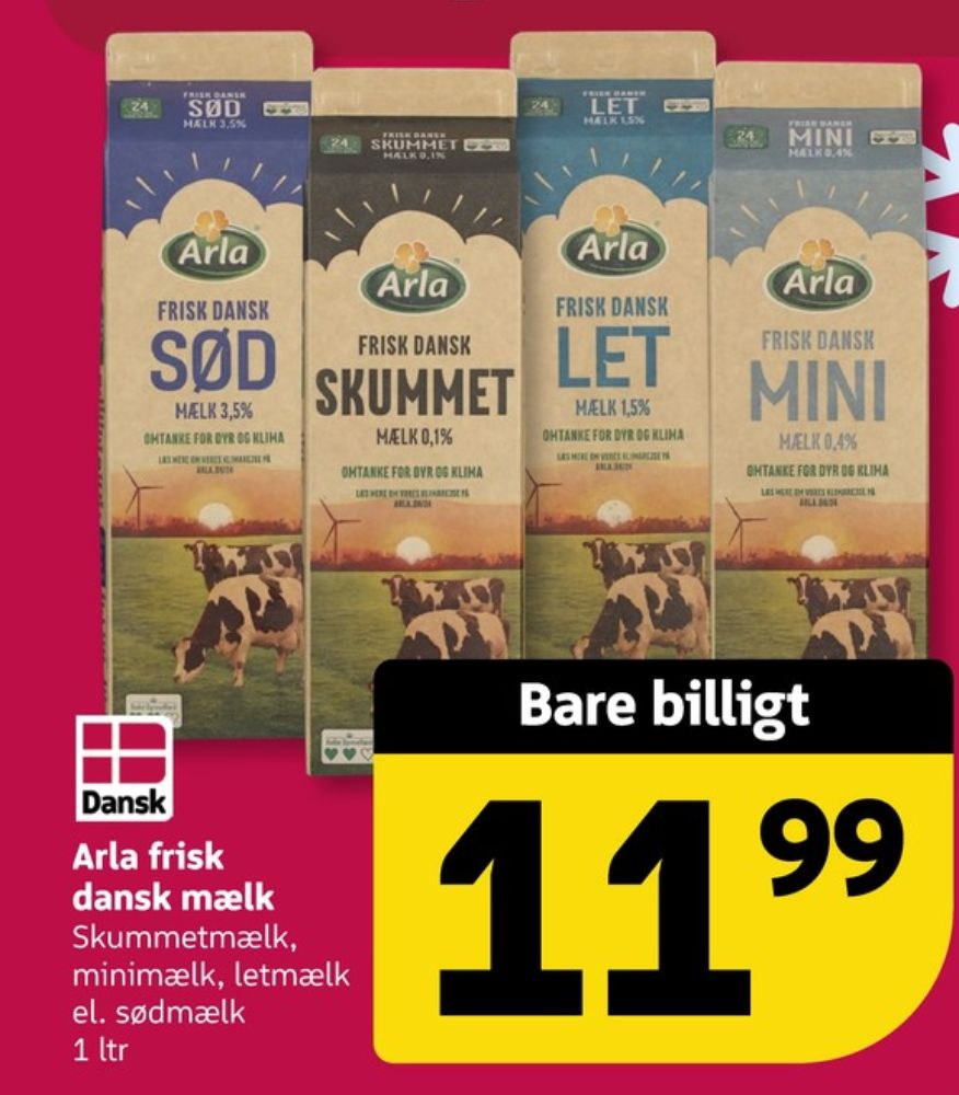 Arla, Minimælk