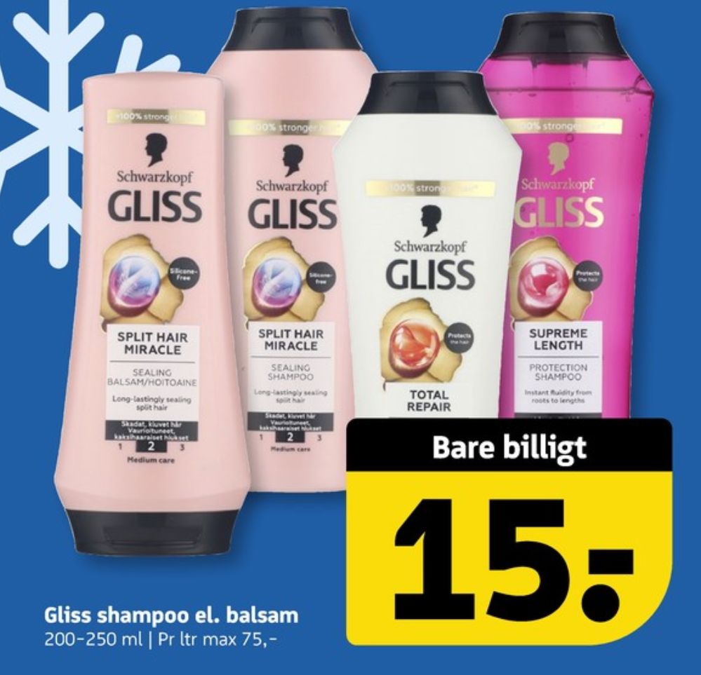Schwarzkopf Gliss, Balsam