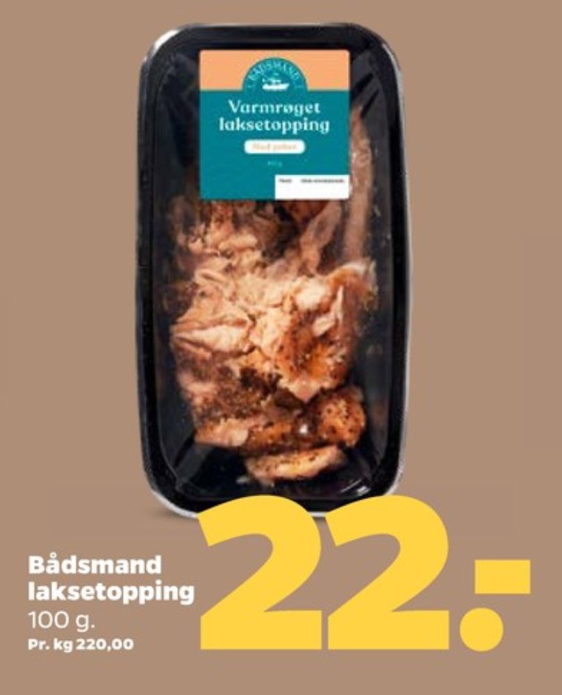 Bådsmand, Laksetopping