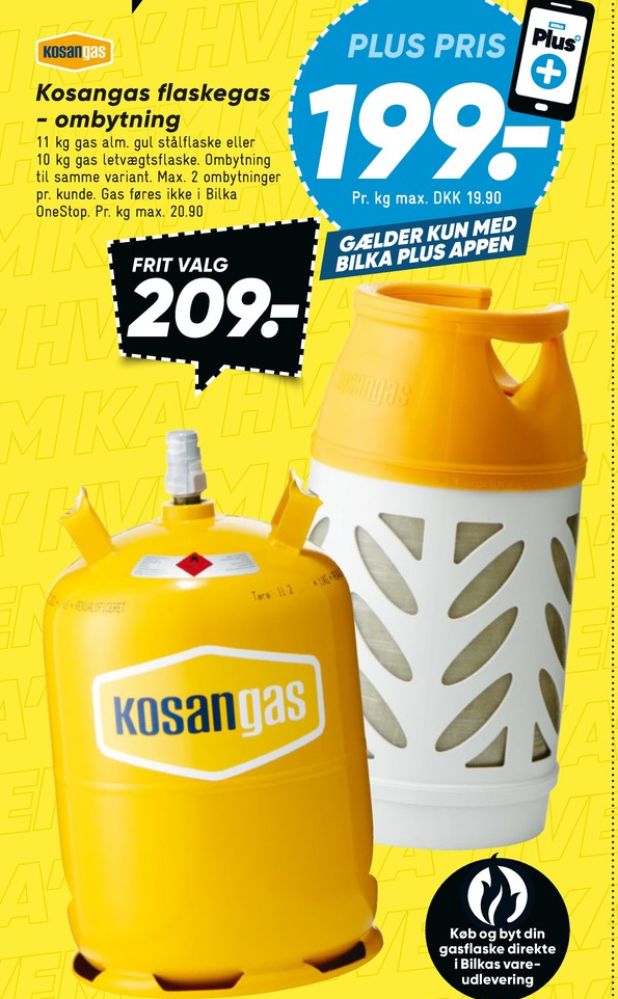 Kosan, Gasflaske