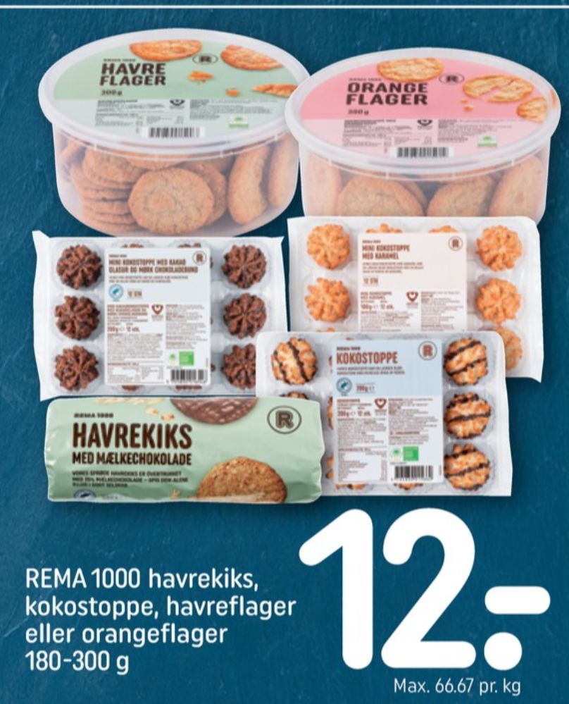 Rema 1000, Kokostoppe