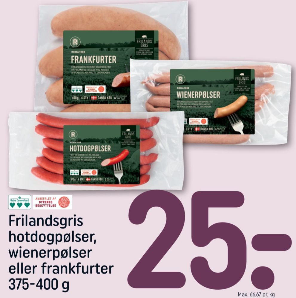 Rema 1000, Frankfurter