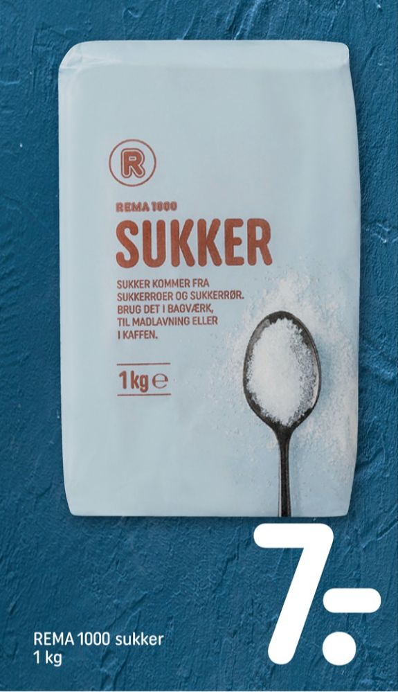 Rema 1000, Sukker