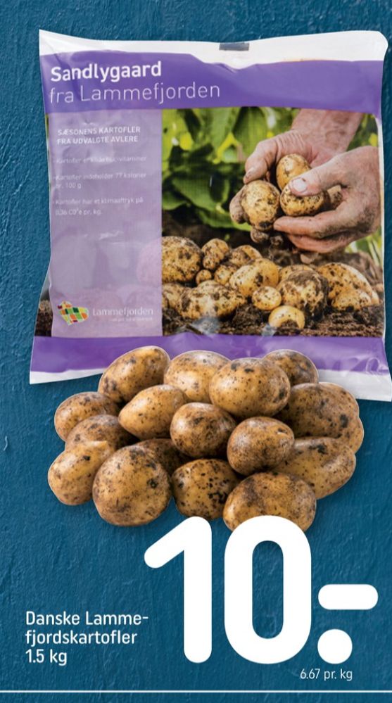 Sandlygaard, Kartofler