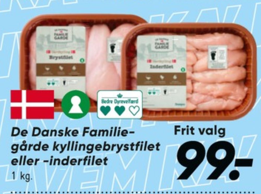 De Danske Familiegårde, Kyllingebrystfilet