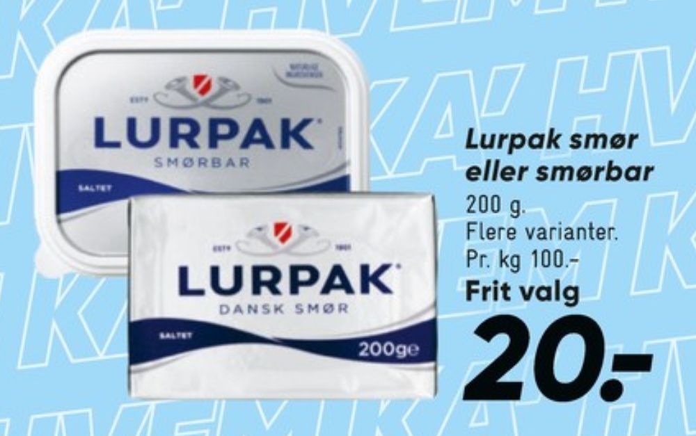 Lurpak, Smørbar