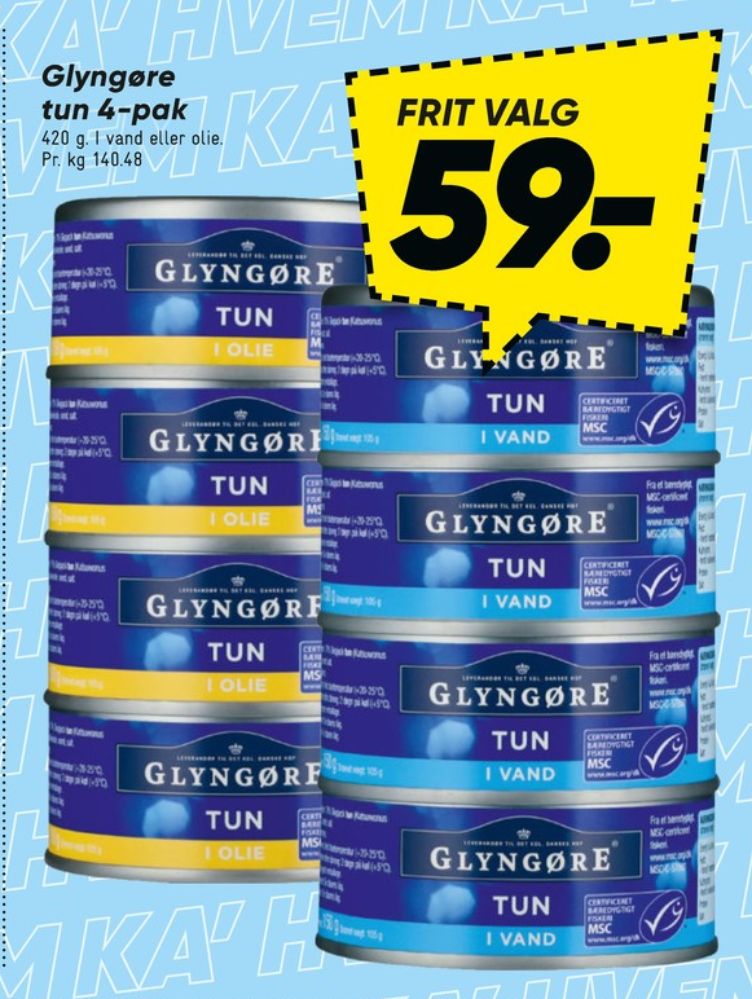 Glyngøre, Tun i olie