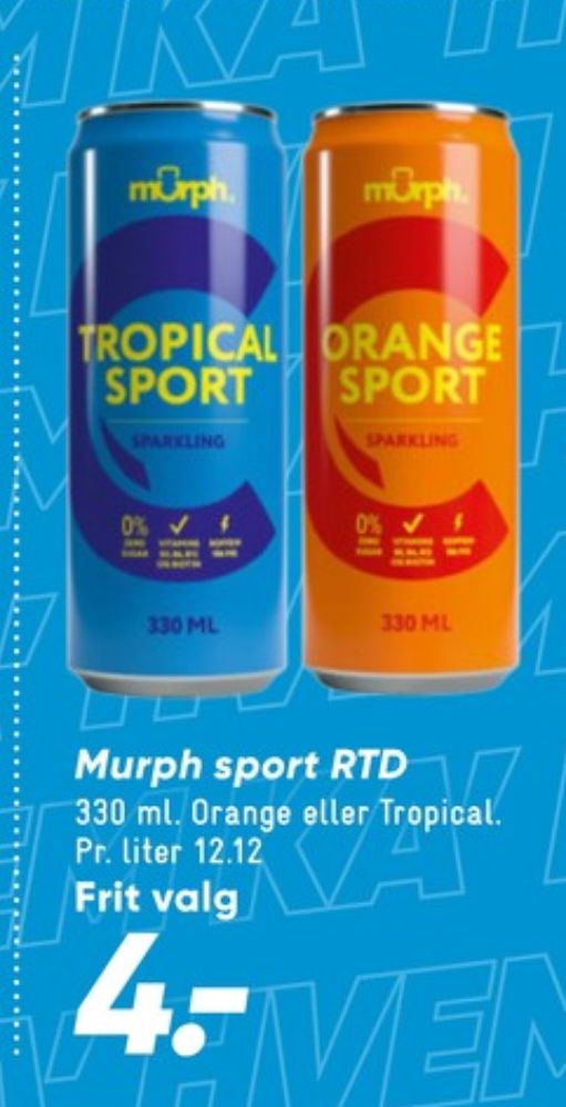 Murph Orange Sport, Energidrik