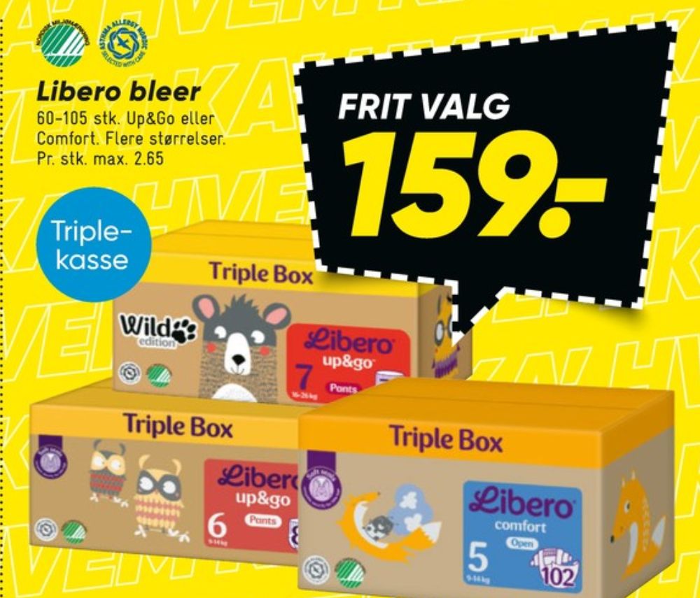 Libero Up&Go, Bleer str 6 13-20 kg Triplebox