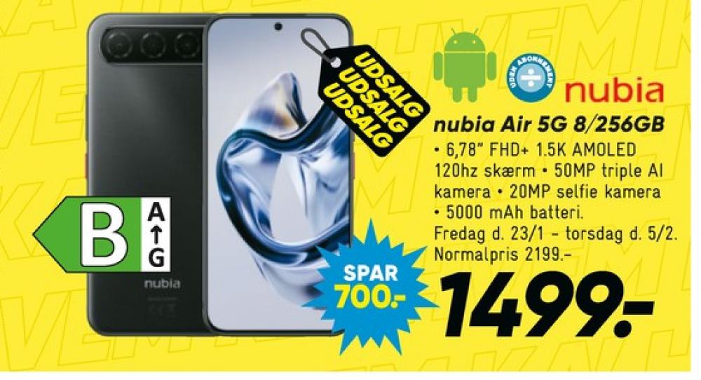 Nubia  Air, Mobiltelefon