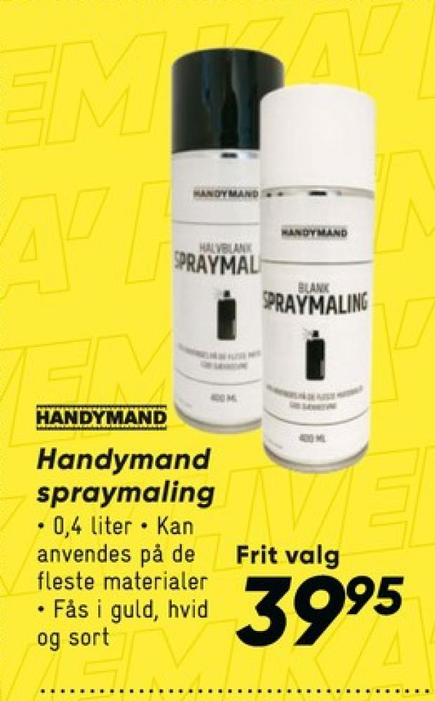 Handymand, Spraymaling