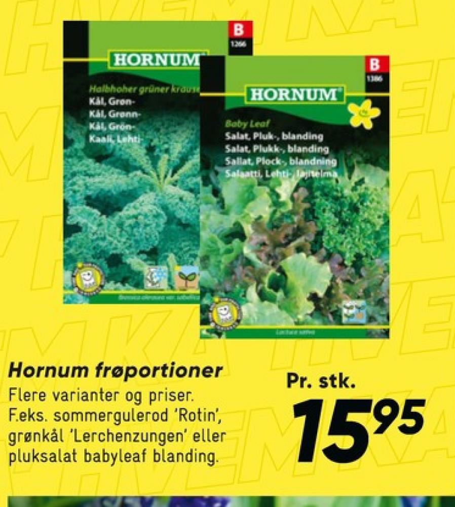 Hornum, Frø
