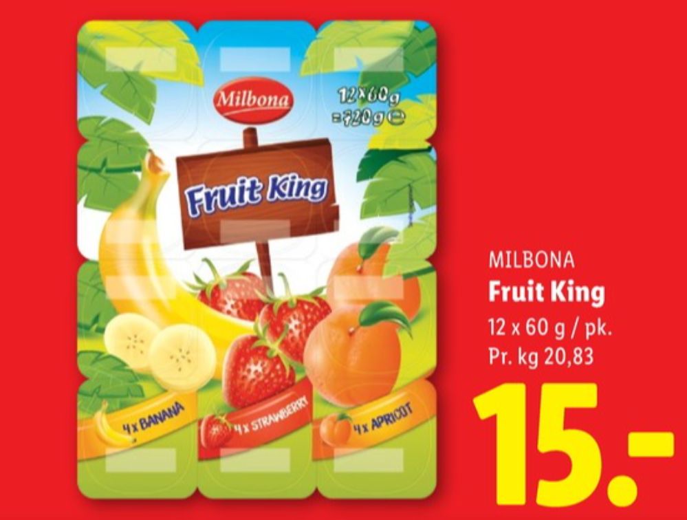 Milbona, Fruit King Yoghurt
