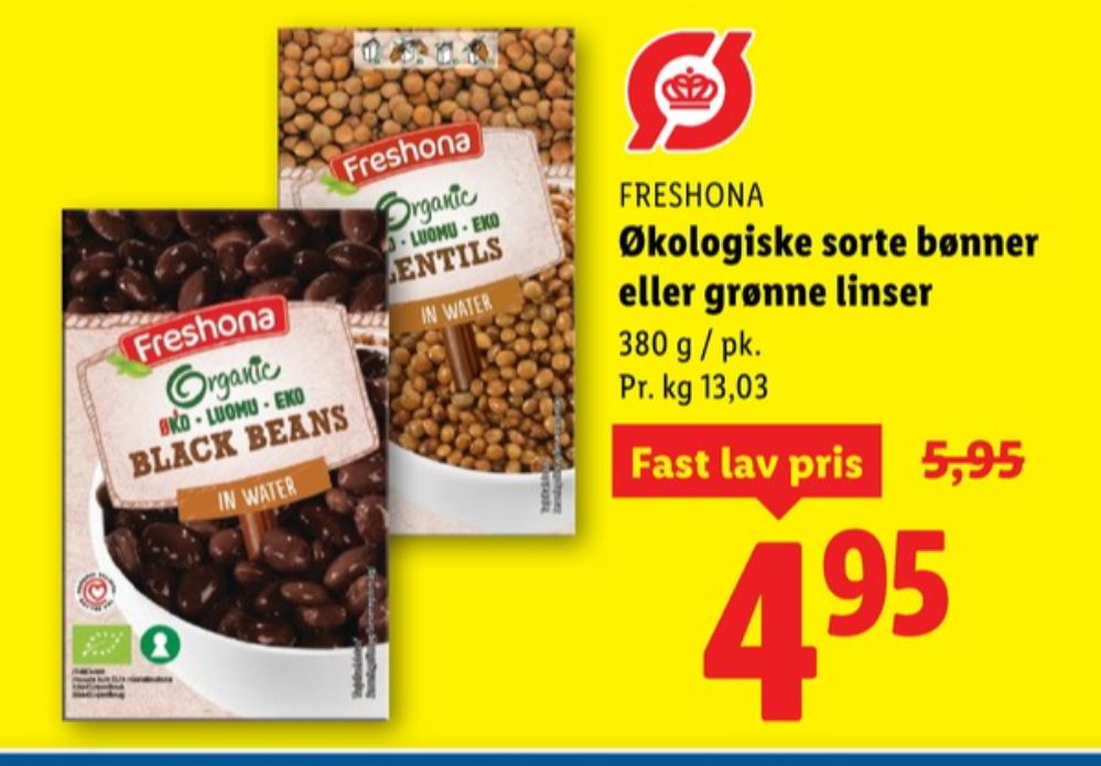 Freshona, Grønne linser