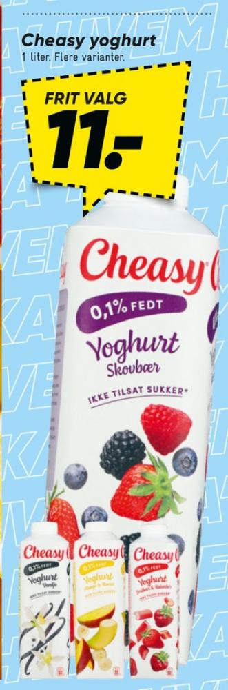 Cheasy, Vanilje Yoghurt 