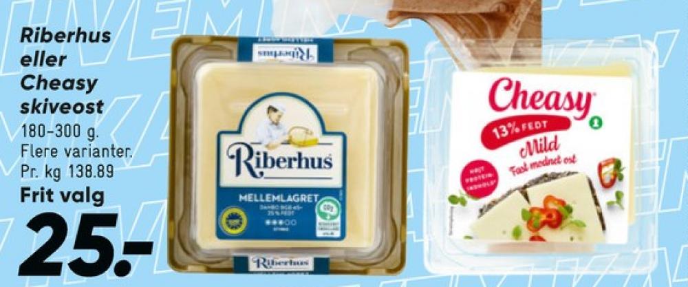 Cheasy, Skiveost Mellemlagret 13%