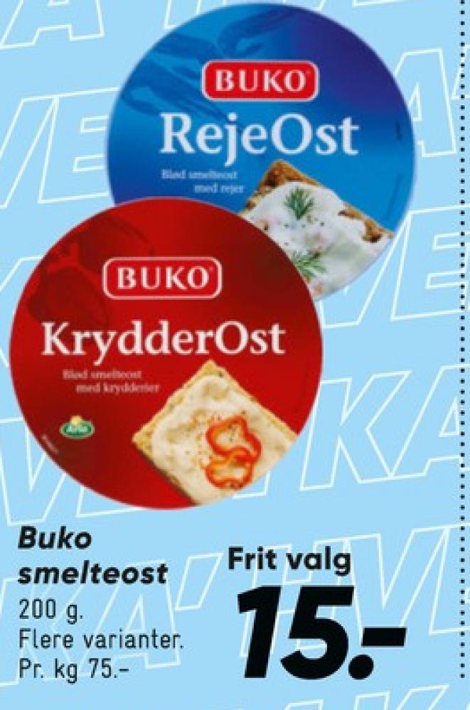 Buko Smelte, Smøreost Krydderost