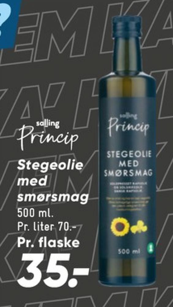 Salling Princip, Stegeolie