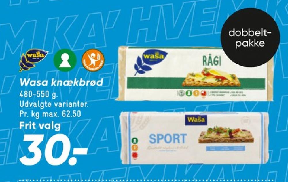 Wasa, Sport knækbrød