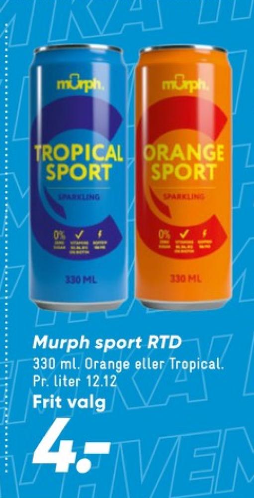 Murph Orange Sport, Energidrik
