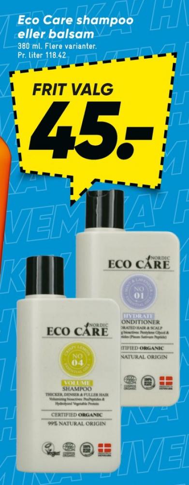 Eco Care, Balsam