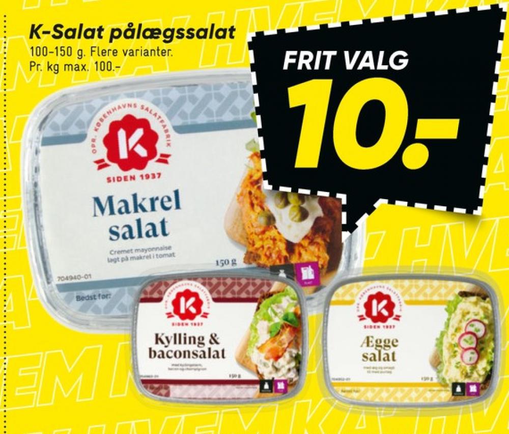 K-salat, Kylling & Baconsalat