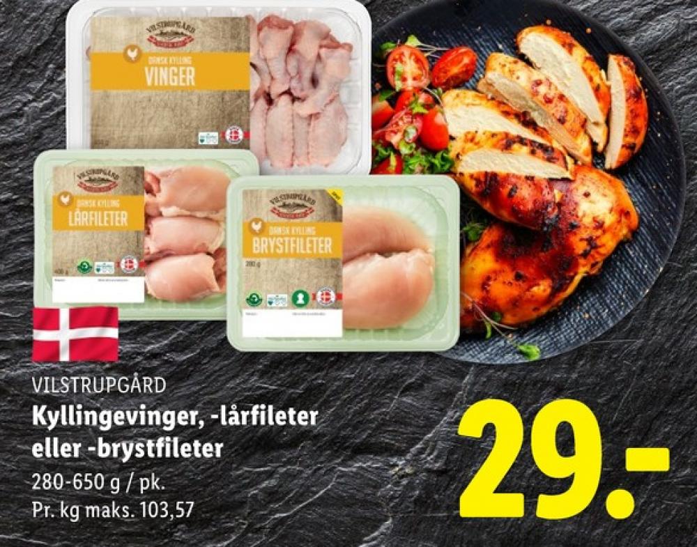 Vilstrupgård, Kyllingebrystfilet