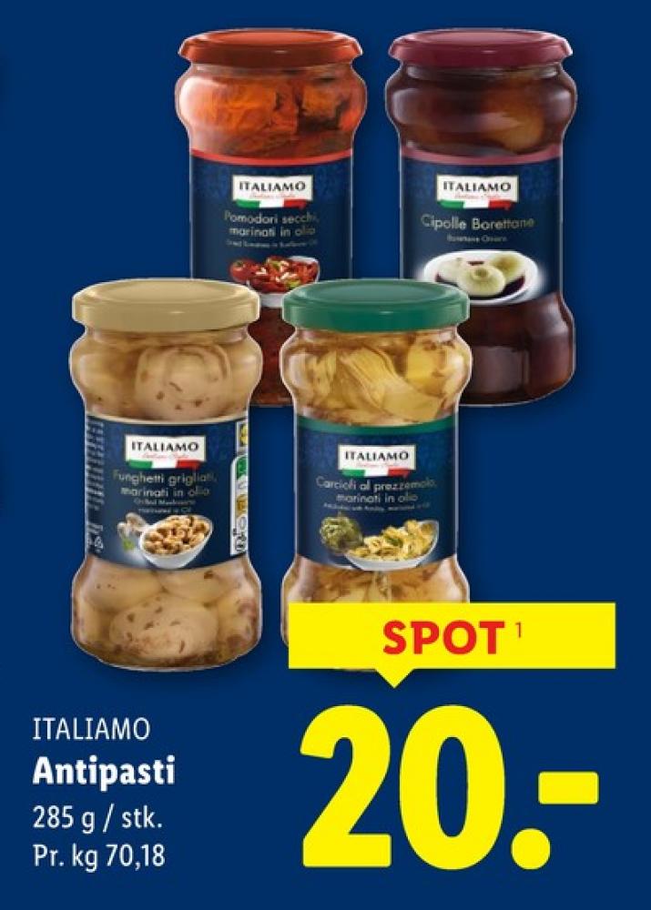 Italiamo, Antipasti