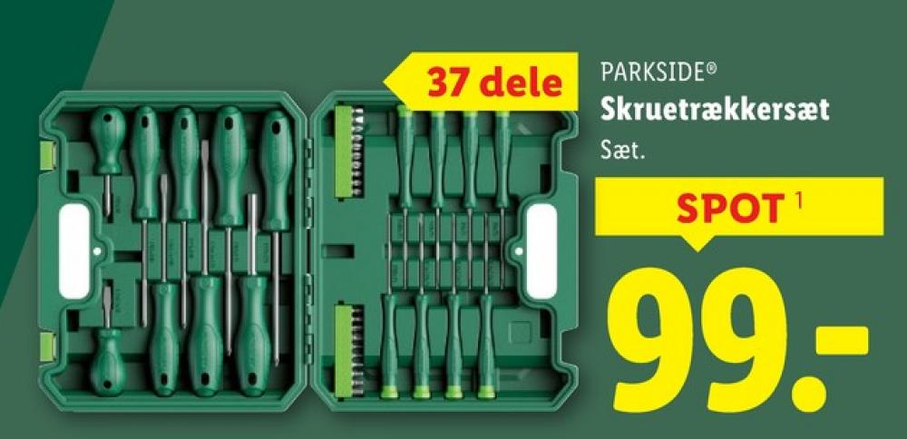 Parkside, Skruetrækkersæt