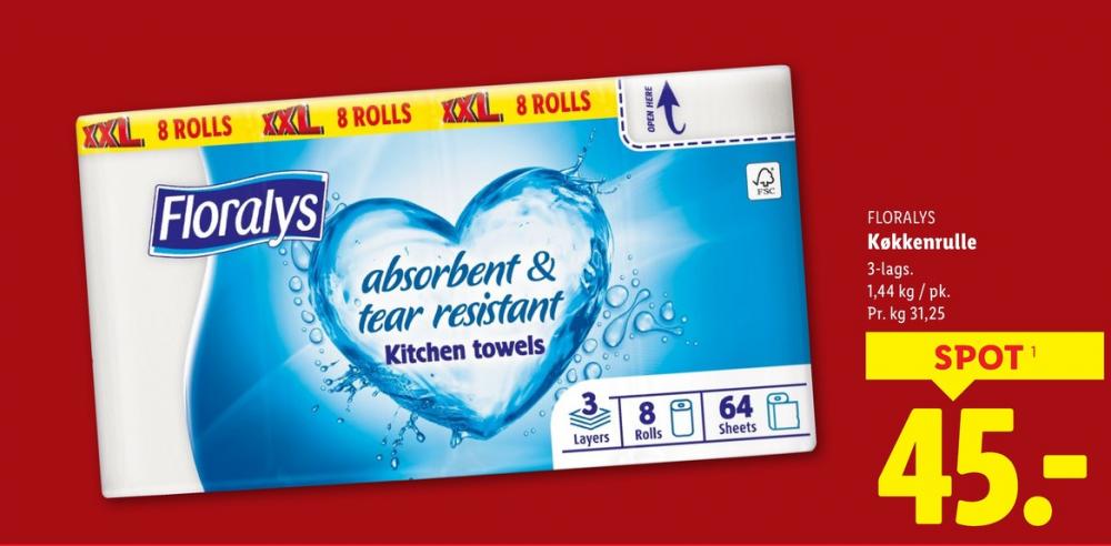 Floralys, Køkkenrulle